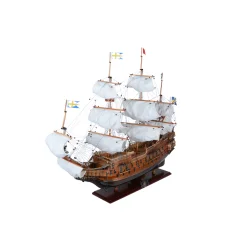 Ekskluzywny Model Żaglowca Vasa - 100 cm arcydzieło marynistyczne, szwedzki galeon Wasa gotowy do ekspozycji